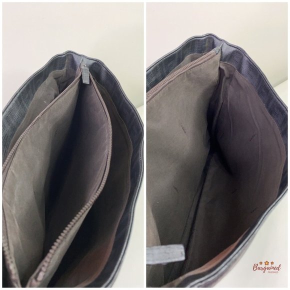 Authentic Fendi Black Zucca Print Coated Canvas Messenger Crossbody Flap Bag - Picture 11 of 13